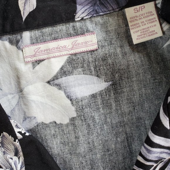 Tropical Sleeveless Button-Down Shirt by JAMAICA JAXX - Picture 3 of 4